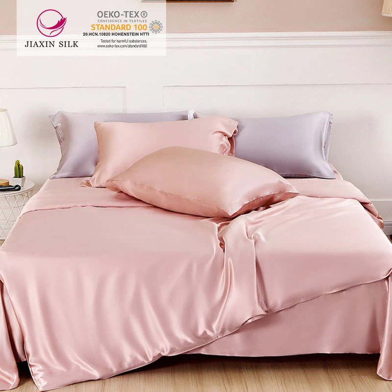 100% Pure Silk Satin Sheet Set Housse de couette en soie