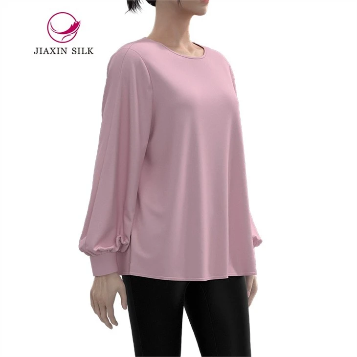 Silk Solid Color Women Blouse suppliers